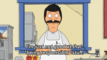 bob's burgers not good at responsibility