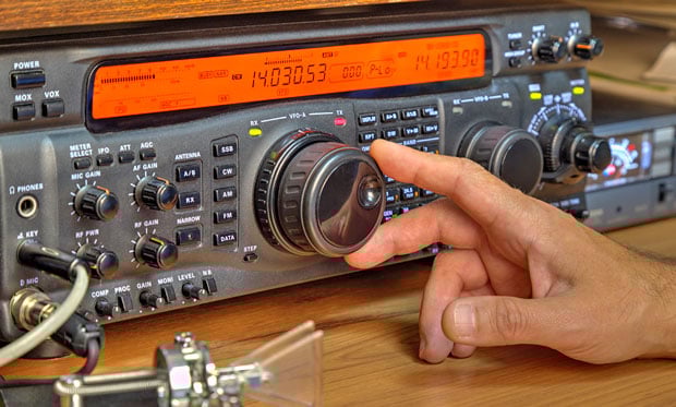Ham radio operator