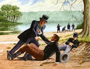 Sandbar fight
