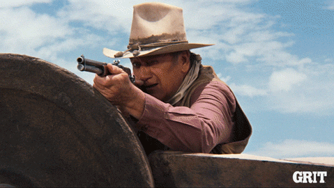 old west shooting cowboy