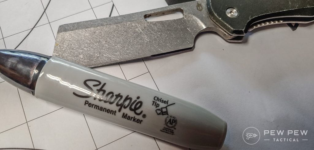 Sharpen Knife Marking Edge