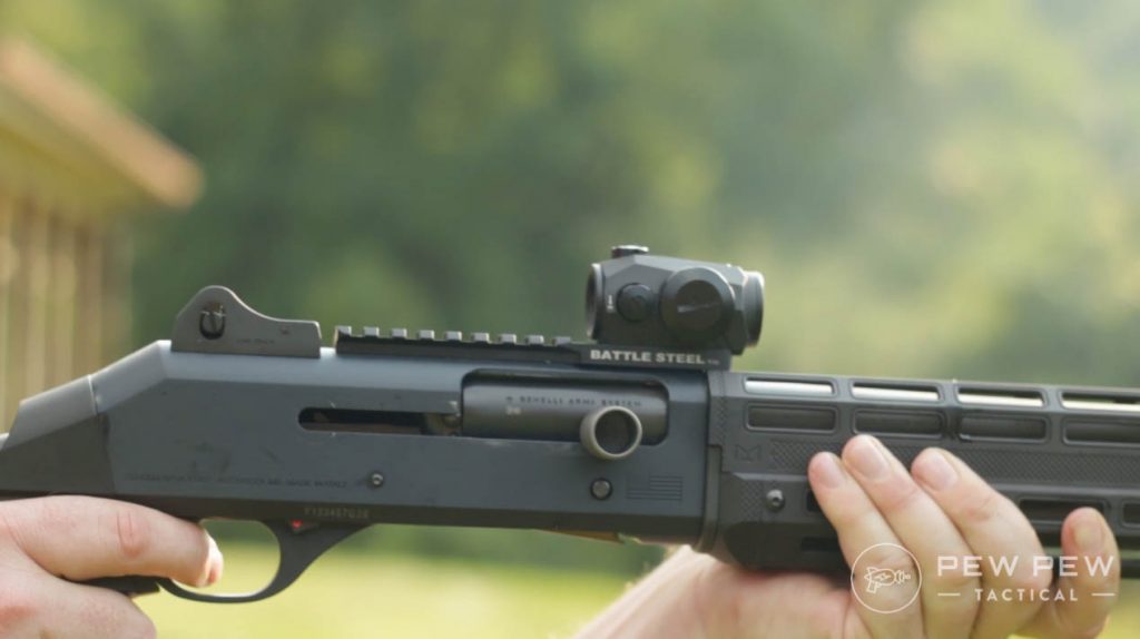 Benelli M4 Receiver Shooting