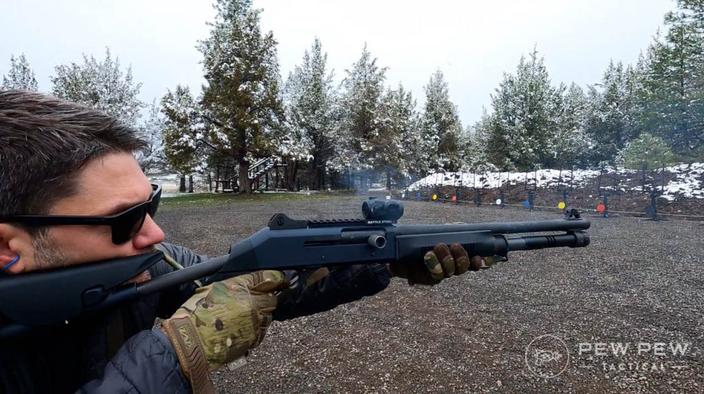 Benelli M4 Receiver Shooting