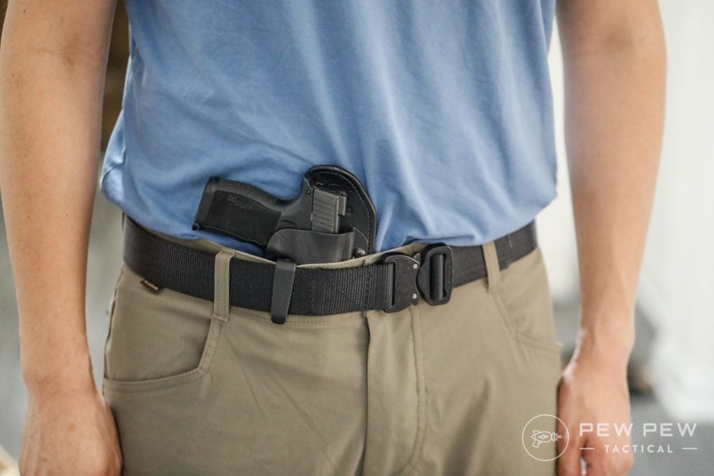 Klik Belt with Hidden Hybrid Holster and P365XL