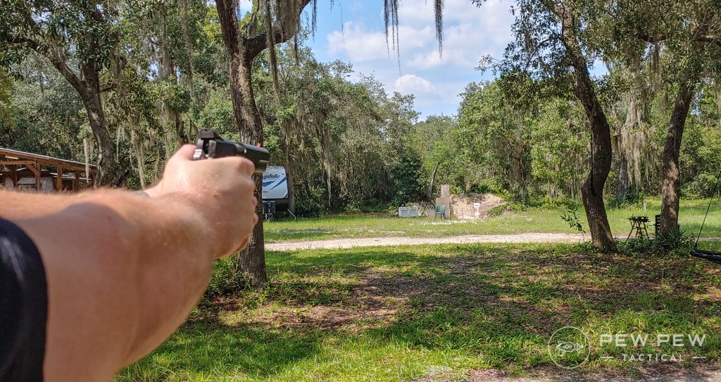 Effective Range handgun 50 yards