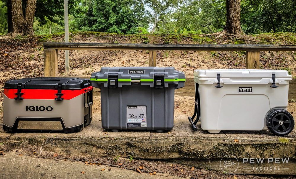 Yeti vs. Igloo vs. Pelican Cooler Battle [Handson] Pew Pew Tactical