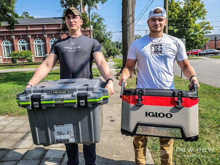 Yeti vs. Igloo vs. Pelican Cooler Battle [Handson] Pew Pew Tactical