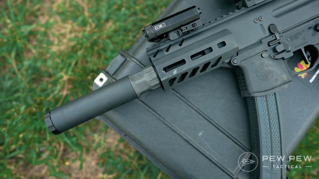 Sig Sauer MPX K Banish Suppressor