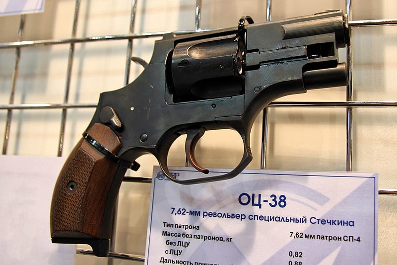 OTs-38 Stechkin Silent Revolver Store Display