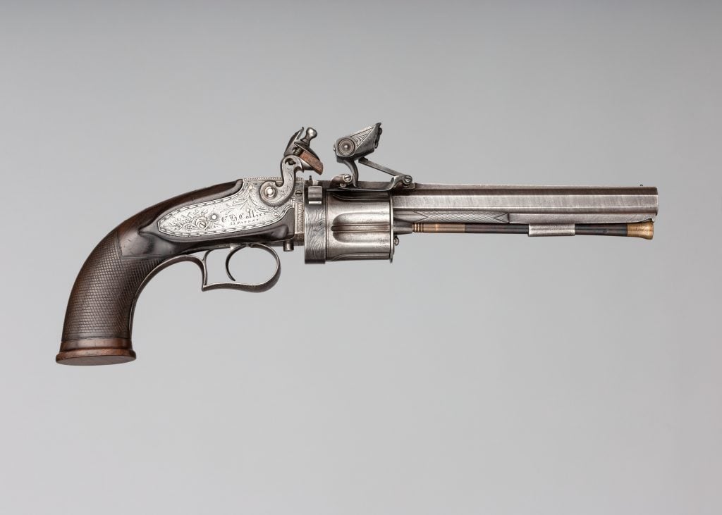 Elisha Collier flintlock revolver