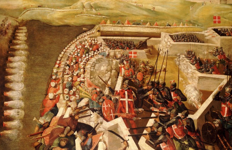 The Siege of Malta: Attack on the Post of the Castilian Knights