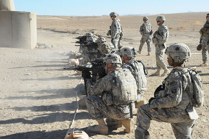 US Army Shooting Training