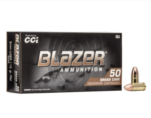 CCI Blazer 115 GR FMJ ammo, 1000rds – $210.99 image