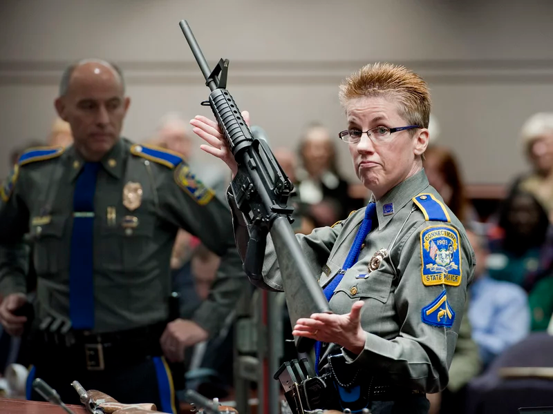 Sandy Hook Bushmaster AR Photo Jessica Hill AP