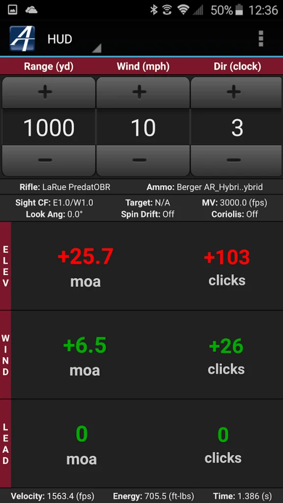 Applied Ballistics Mobile iPhone App