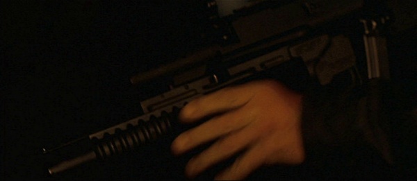 Jericho loading his M203 in End of Days 2