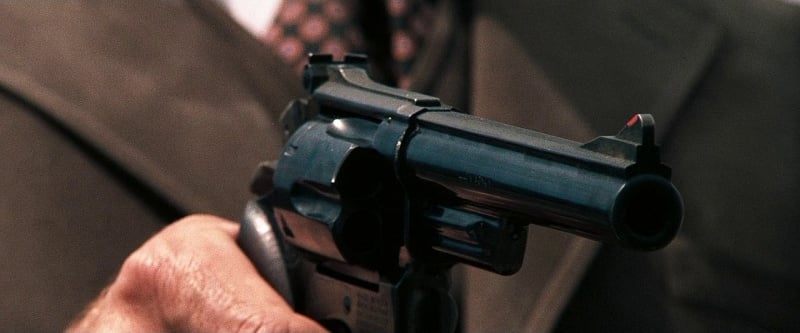 Close up of the S&W Model 29 in Dirty Harry