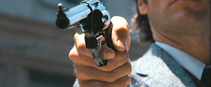 Close up of the S&W Model 29 in Dirty Harry