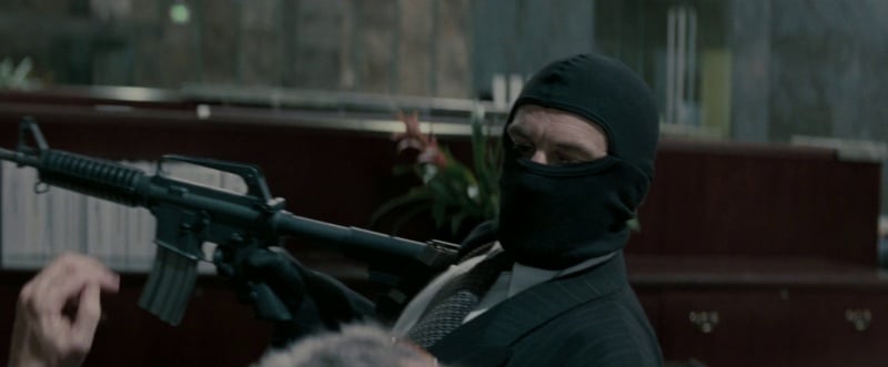 Model 733 during bank heist scene