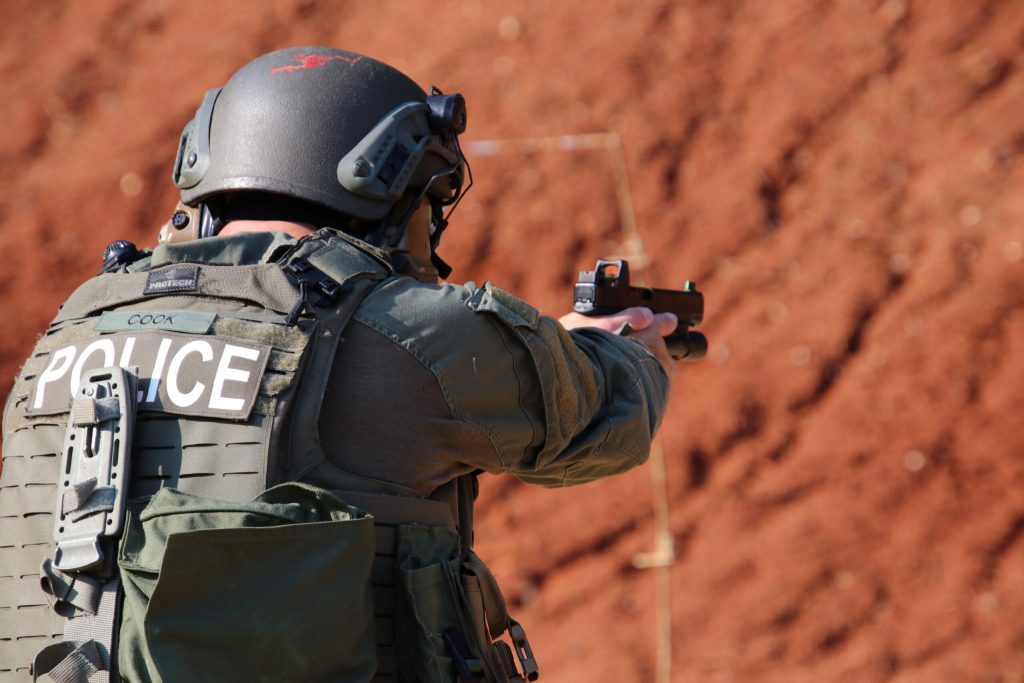 Officer training at the Georgia Police Academy