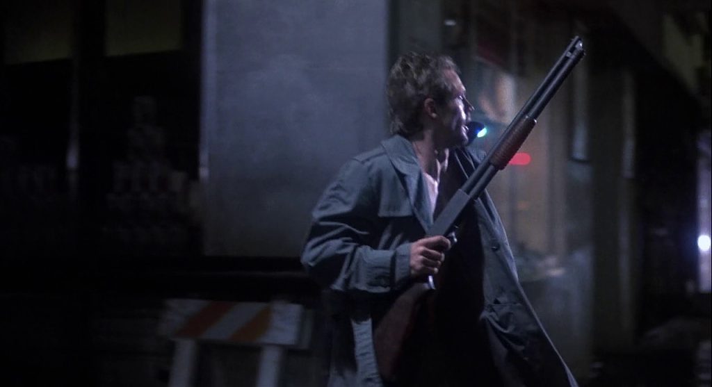 Kyle Reese with his Ithaca 37 in the original Terminator