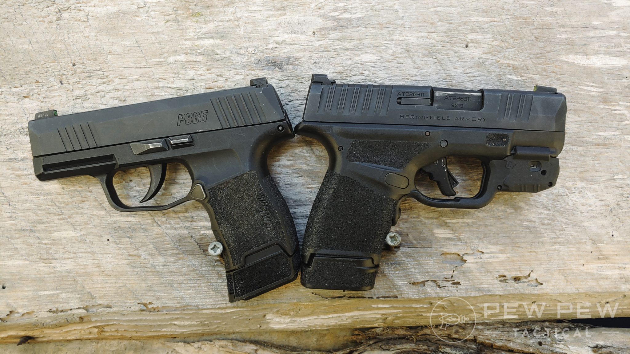 Sig Sauer P365 vs. Springfield Armory Hellcat Which Is Better For Concealed Carry? Pew Pew
