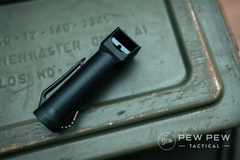 Mace Pepper Spray Button
