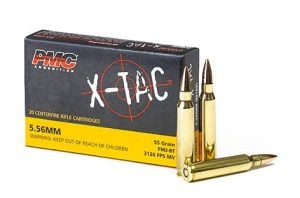 PMC X-TAC 5.56 55 GR FMJ, 300rds – $0.42/rd with code “SPRING5” image