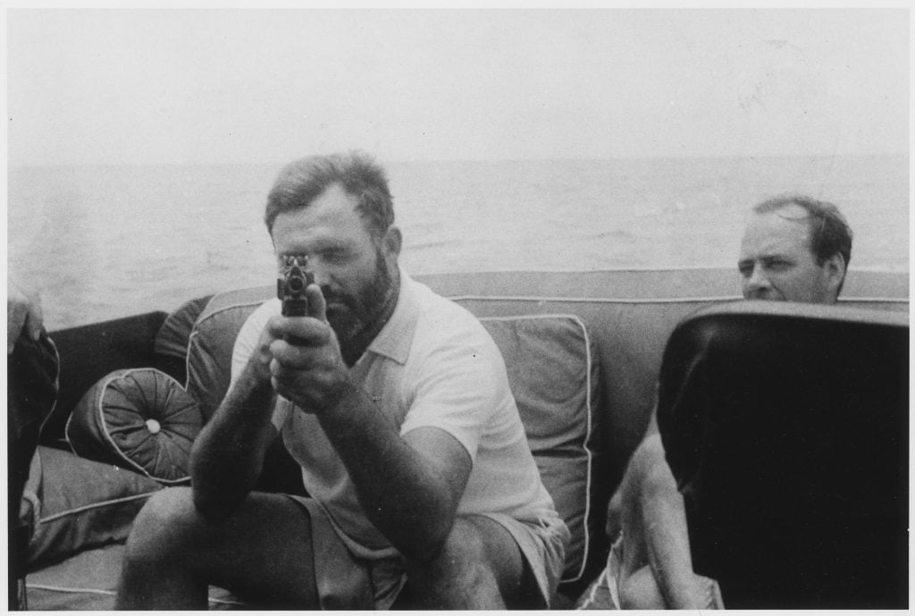 Hemingway on the Pilar