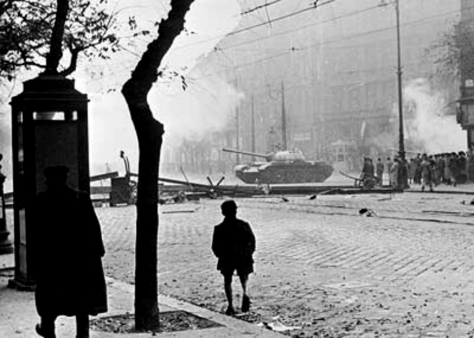 Soviet Tanks in Budapest
