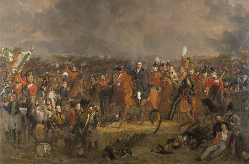 The Battle of Waterloo by Jan Willem Pieneman