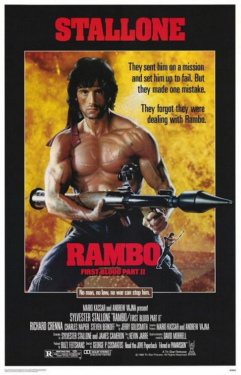 Rambo First Blood Part II poster