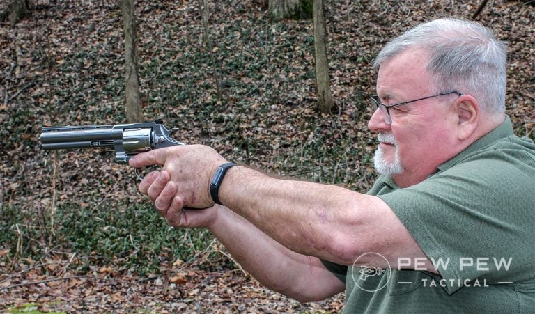 2. Colt Anaconda 6 inch 44 Magnum Revolver