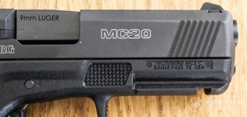 Mossberg MC2c slide