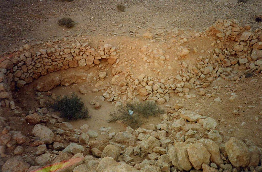 Dugout near Bir Hacheim