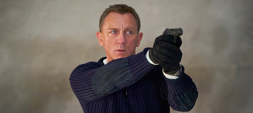 Daniel Craig's James Bond in No Time to Die