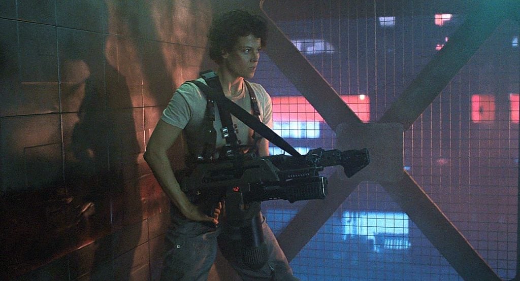 Ripley with her M41A Pulse Rifle and flamethrower