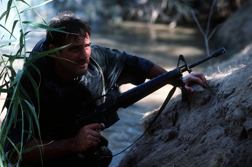 US Navy Seal armed with an M16A1