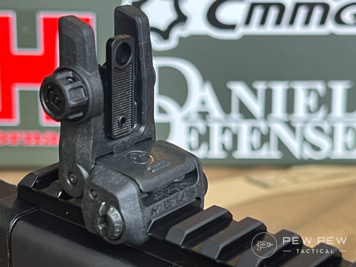Best AR15 Backup Iron Sights (BUIS) Pew Pew Tactical