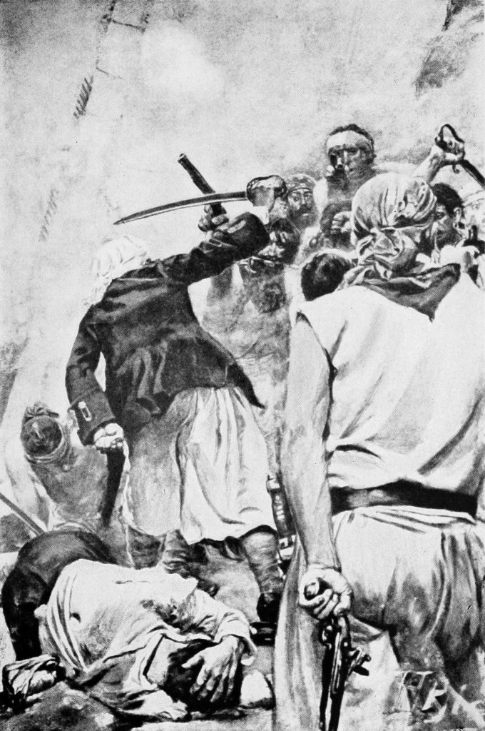 Illustrator Howard Pyle's depiction of Blackbeard's Last Fight