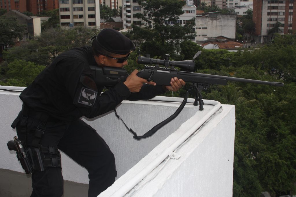 SSG 3000 used by the National Police of Colombia