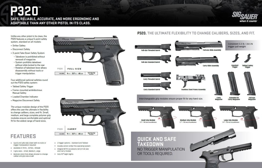 The Difference Between the Sig Sauer P320, M17 & M18 - Pew Pew