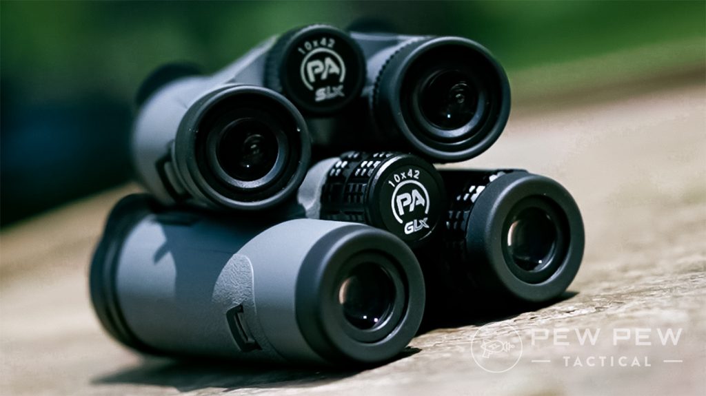 Primary Arms Binoculars SLx and GLx stacked