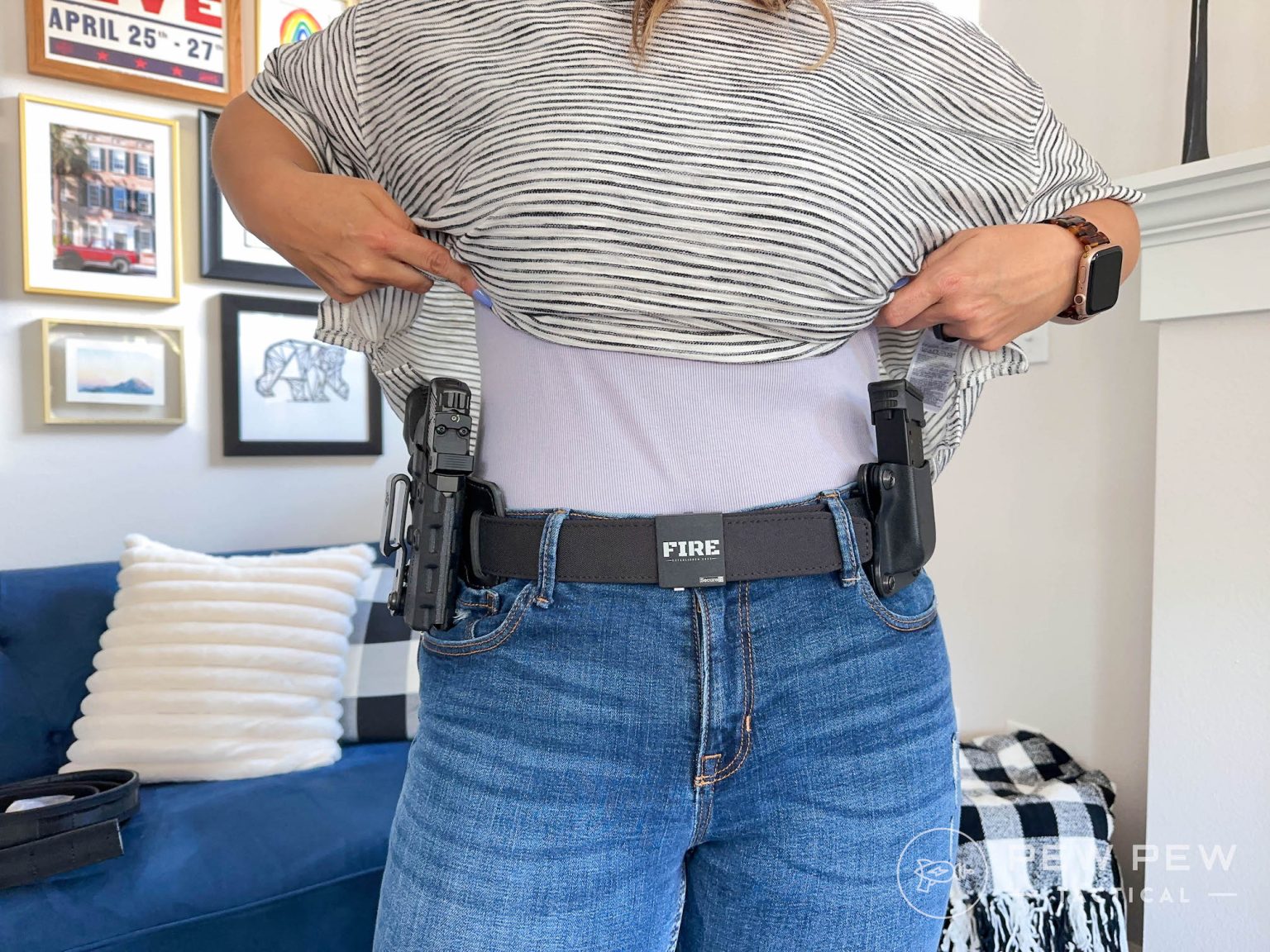 Best Gun Belts for Women [CCW & Range] Pew Pew Tactical