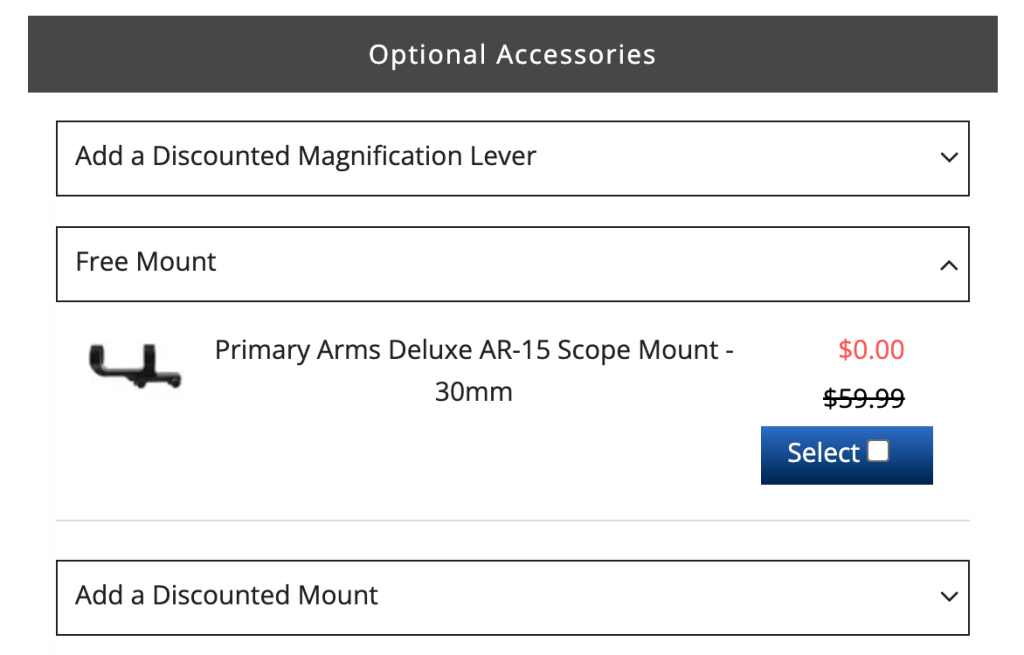 Primary Arms Free Mount