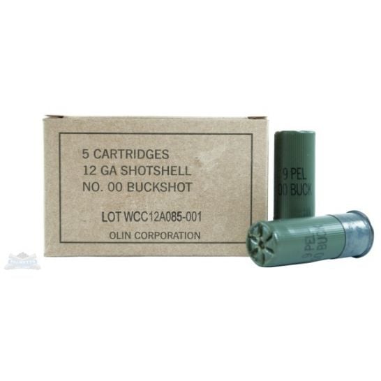 Product Image for Winchester 12ga 00 Buck Military