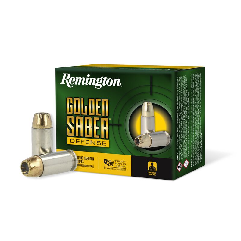 Remington .40 S&W Golden Saber Defense 180gr JHP
