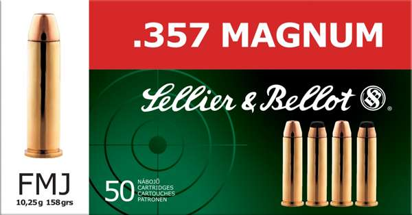 Sellier & Bellot .357 Magnum 158-grain FMJ