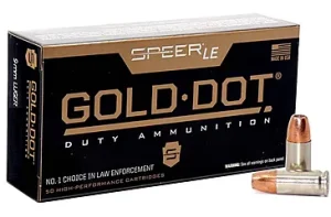 Speer Gold Dot 9MM 124 GR +P JHP, 100 rds – $67.00 (Free Shipping) image