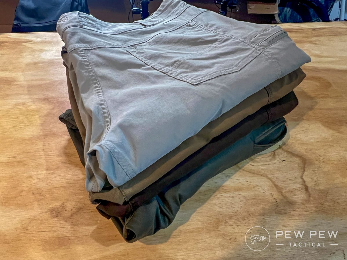 Best Tactical Pants group folded
